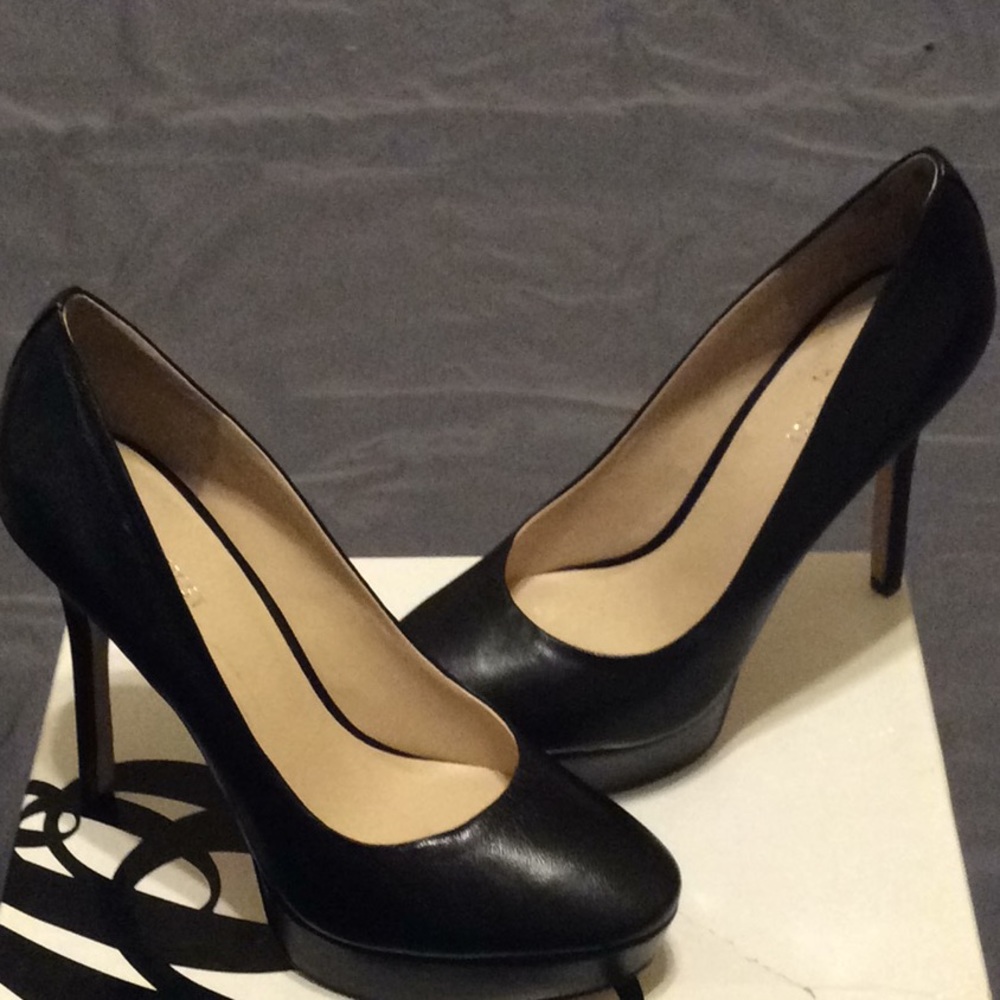 Nine West Black Platform Pumps